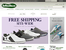 Tablet Screenshot of golfshoesonly.com